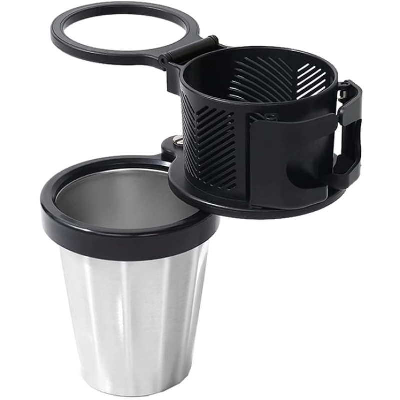 Suport dublu pentru pahare pentru masina 2 in 1