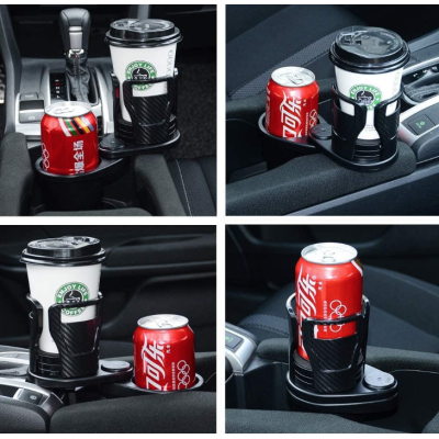 Suport dublu pentru pahare pentru masina 2 in 1