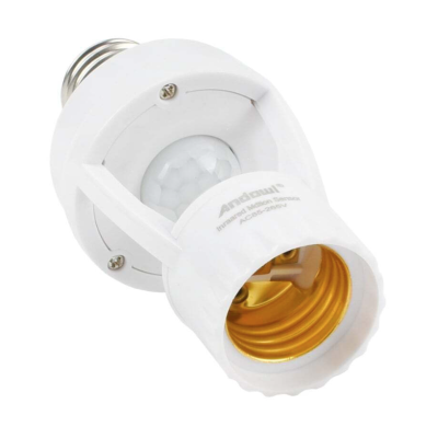 Suport dulie E27 cod Q H201 cu senzor de miscare IR