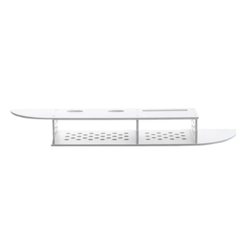 Suport elegant pentru router si alte dispozitive sau obiecte de decor 100x23cm alb