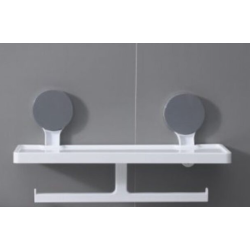 Suport hartie igienica cu etajera si suport prosop