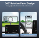Suport magnetic auto rotativ la 360 grade cu baza rotunda pliabil 