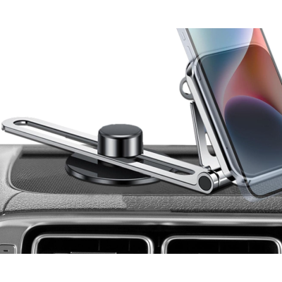 Suport magnetic si reglabil auto pentru telefon cu prindere pe bord F52