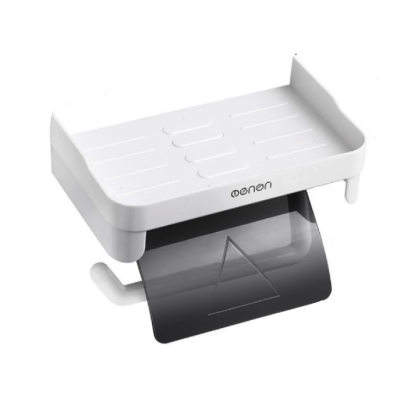 Suport multifunctional autoadeziv pentru hartie igienica