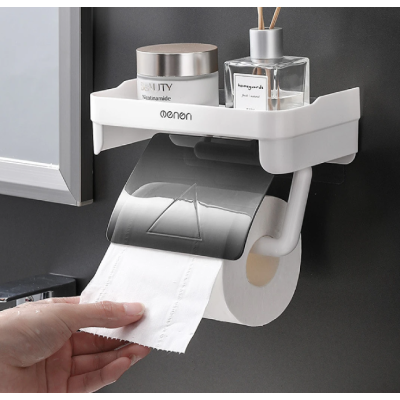 Suport multifunctional autoadeziv pentru hartie igienica