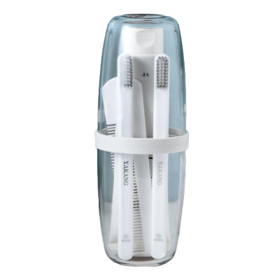 Suport Multifunctional Transparent pentru Periuta de Dinti