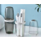 Suport Multifunctional Transparent pentru Periuta de Dinti