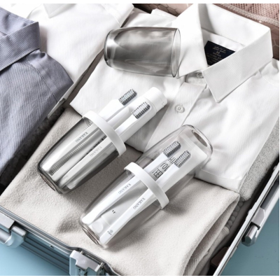 Suport Multifunctional Transparent pentru Periuta de Dinti