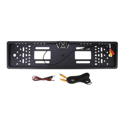 Suport pentru numar auto cu camera video marsarier incorporata