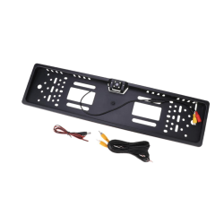 Suport pentru numar auto cu camera video marsarier incorporata