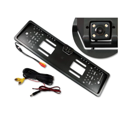 Suport pentru numar auto cu camera video marsarier incorporata