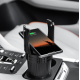 Suport pentru pahare auto cu încărcător wireless