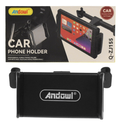 Suport pentru telefon mobil Auto Q-ZJ155 cu carlige reglabile pentru Tetiera