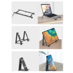 Suport pliabil laptop/telefon/tableta Andowl Q-ZJ009 Negru