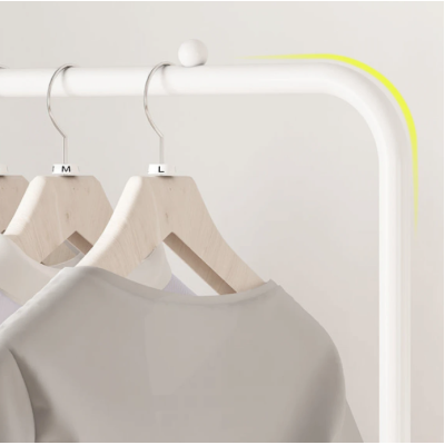 Suport portabil din otel carbon pentru umerase si haine 2 rafturi 2 carlige 4 rotile