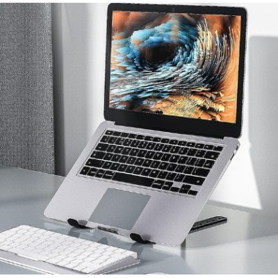 Suport tableta sau laptop plastic ABS reglaj 6 niveluri negru