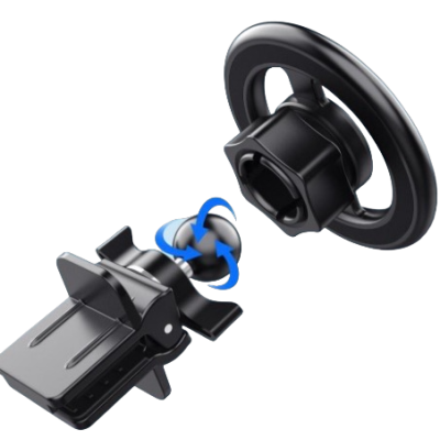 Suport telefon Auto magnetic pentru grila ventilatie cu rotație 360 ​​Q-CX01