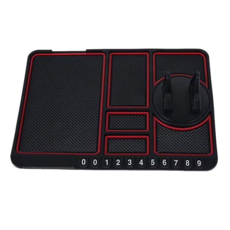 Suport telefon auto tip covoras antiderapant pad masina afisare numar telefon fixare pe bord