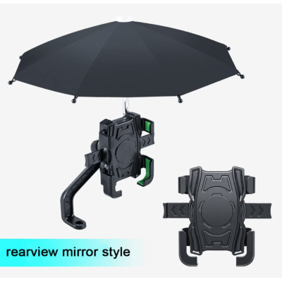 Suport telefon cu umbrela pentru ghidon bicicleta