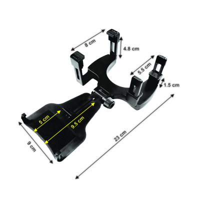 Suport telefon JHD-97 cu prindere pe oglinda retrovizoare