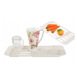 Suport telescopic pentru chiuveta alb 33x17cm