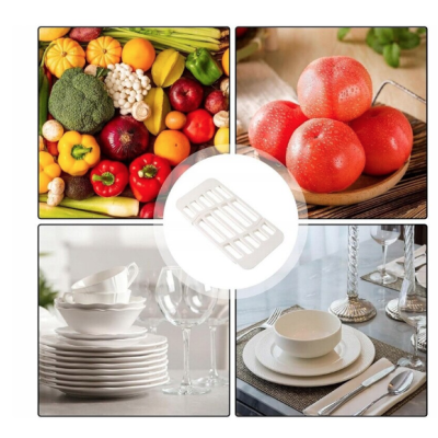 Suport telescopic pentru chiuveta alb 33x17cm