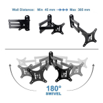 Suport Televizor HDL-118 Brat Extensibil 10 - 32 inch