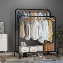 Suport umerase haine cu bara dubla