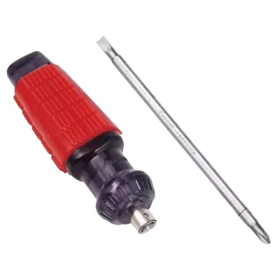 Surubelnita cu 2 capete Magnetice si maner Rosu Antialunecare