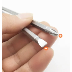 Surubelnita cu 2 capete Magnetice si maner Rosu Antialunecare