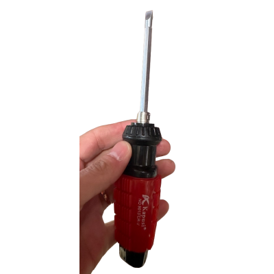 Surubelnita cu 2 capete Magnetice si maner Rosu Antialunecare