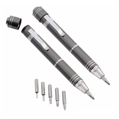 Surubelnita de buzunar tip stilou cu LED 7 in 1