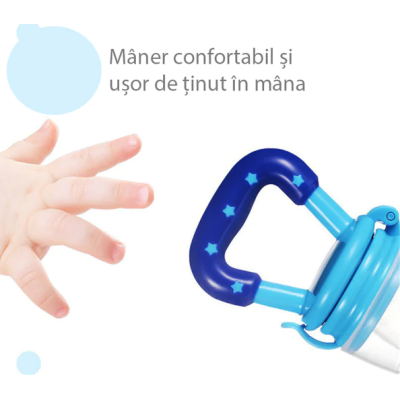 Suzeta dentitie pentru fructe ROZ