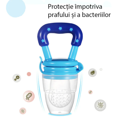 Suzeta dentitie pentru fructe ROZ