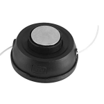 Tambur motocoasa cap metal universal NEGRU