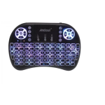 Tastatura Mini Wireless Q K07 cu Touchpad 2.4 GHz Iluminare RGB 7 Culori 