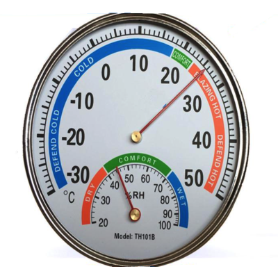 Termometru cu higrometru analogic TH101Bb OR