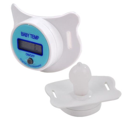 Termometru Electronic pentru Bebelusi tip Suzeta 2 in 1 cu ecran