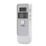 Tester de alcoolemie digital functie de ceas cronometru alb - AT002
