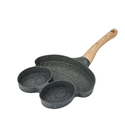 Tigaie antiaderenta cu 3 compartimente forma de broscuta