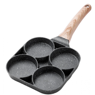 Tigaie antiaderenta cu 4 compartimente in forma de cerc BS