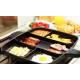 Tigaie grill multifunctionala cu 5 compartimente pentru gatit MANER LEMN