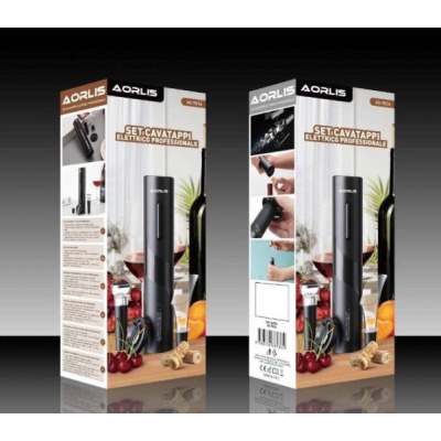 Tirbuson de vin electric AO 78136 cu accesorii