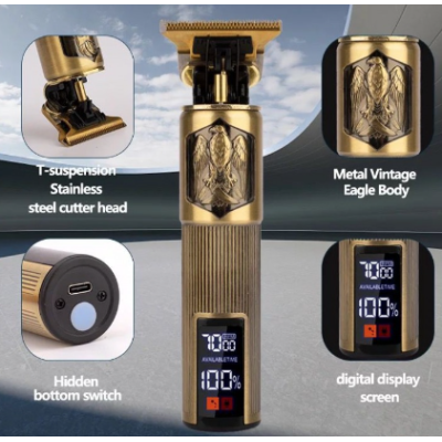 Trimmer de tuns si conturare Q TF11 vintage retro cu display