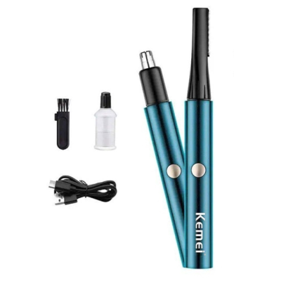 Trimmer Nas si Facial 2in1 putere 2W Reincarcabil USB Kemei KM491