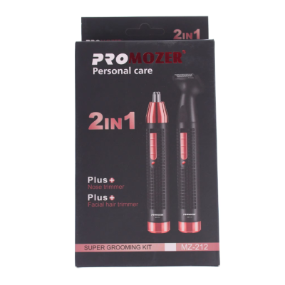 Trimmer portabil ProMozer MZ 212 pentru nas urechi barba si mustata
