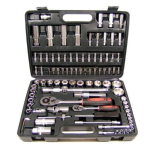 Trusa 108 Piese cu Chei clicket, Biti si Tubulare, Crom-Vanadium