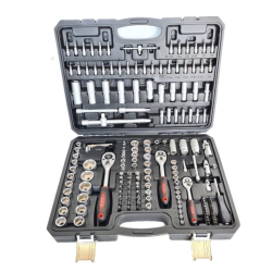 Trusa 172 Piese cu Chei clicket, Biti si Tubulare, Crom-Vanadium