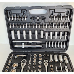 Trusa 172 Piese cu Chei clicket, Biti si Tubulare, Crom-Vanadium
