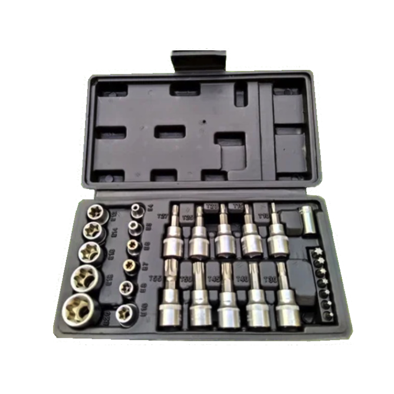 Trusa 29 piese Chei Tubulare Torx si Capete Biti Torx